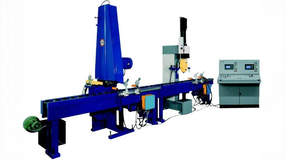 Automatyczna linia pomiarowa twardości Ernst z&nbsp;przenośnikiem i&nbsp;stanowiskiem pomiarowym