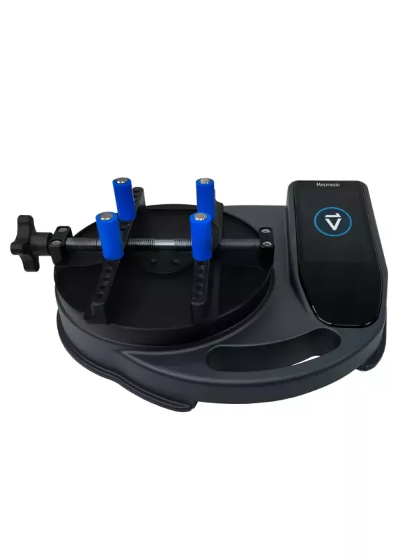 Stanowisko VTG Tornado z&nbsp;regulowanym uchwytem do testów momentu otwierania zakrętek