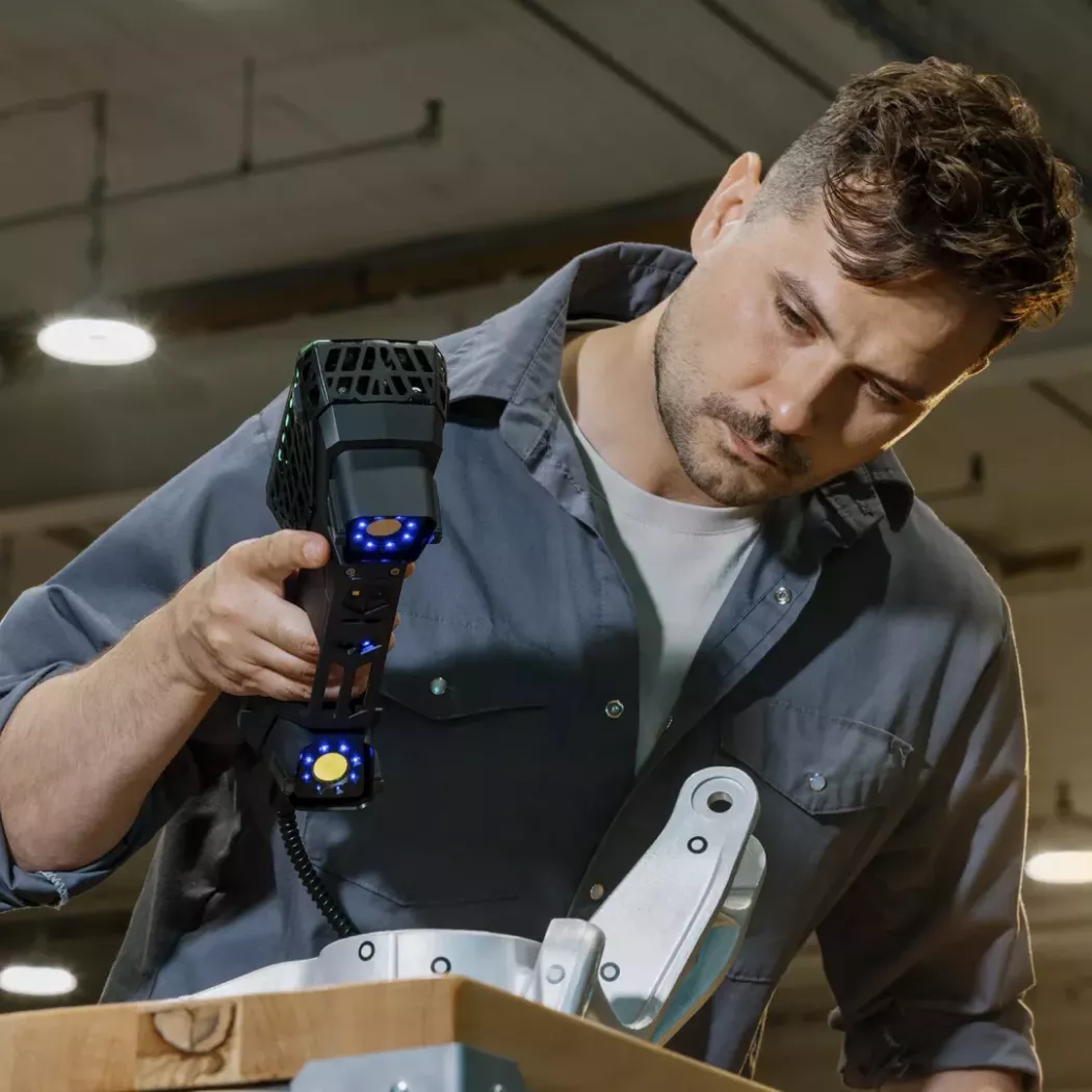 Precyzyjne skanowanie komponentu odlewanego do analizy geometrycznej