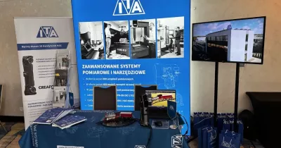 Ekspozycja ITA: banery, stanowisko demonstracyjne i&nbsp;materiały informacyjne – systemy pomiarowe i&nbsp;skanery 3D.
